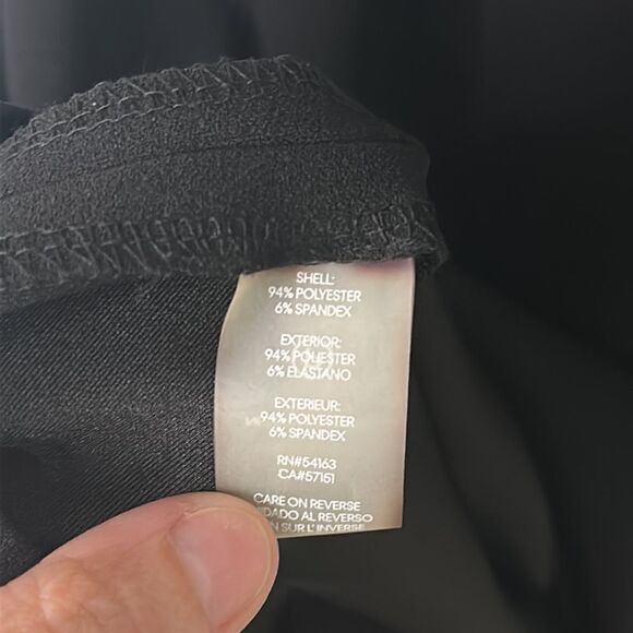 Karl Lagerfeld Paris Classic Black Dress with Pearl Detailing - Picture 4 of 7